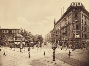 Georgstrasse, Hannover (fekete-fehér fotó)