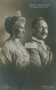 II. Vilmos császár és Augusta Viktória német császárné ezüstjubileumi évében alkotó: German Photographer