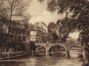 Marstall híd, Hannover (fekete-fehér fénykép)