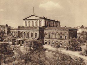 Állami Operaház, Hannover (fekete-fehér fotó) alkotó: German Photographer