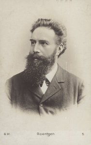 Wilhelm Roentgen (1845-1923), német fizikus (fekete-fehér fotó)