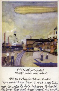 Német Zeppelin! (színes litó) alkotó: German School