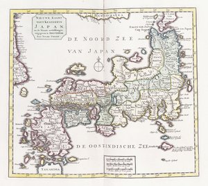 Japán térképe, 1769 alkotó: German School