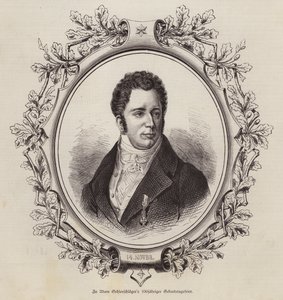 Adam Oelenschlaeger dán költő és drámaíró (metszet) alkotó: German School