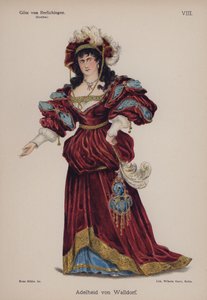 Adelheid von Walldorf, Goethe Gotz von Berlichingenből (színes litó) alkotó: German School