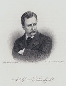 Adolf Erik Nordenskiold finn geológus, ásványkutató és sarkvidéki kutató (metszet) alkotó: German School