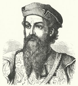 Afonso de Albuquerque, Goa hercege, portugál tábornok és Portugál India alkirálya (metszet) alkotó: German School