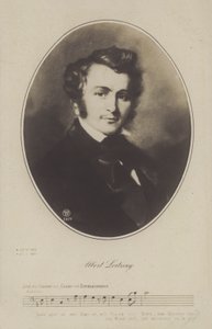 Albert Lortzing német zeneszerző, színész és énekes (litho) alkotó: German School