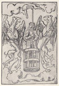 Nagy Sándort két griff vitte a levegőbe, 1525 körül alkotó: German School