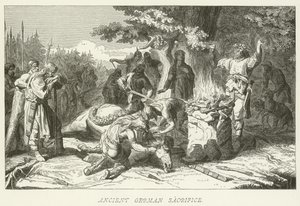 Ősi német áldozat alkotó: German School