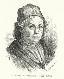 Andrea del Verrocchio olasz reneszánsz festő, szobrász és ötvös (metszet) alkotó: German School