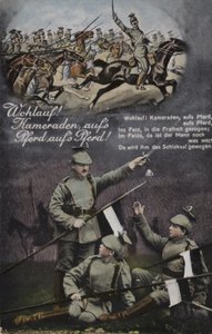 Felmerülhet! Elvtársak, a lovaitokon, a lovaitokon! (színes litó) alkotó: German School