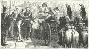 Caroline királynő érkezése Londonba alkotó: German School
