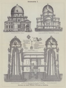 Csillagászati obszervatóriumok (metszet) alkotó: German School