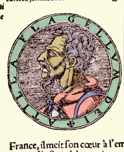 Attila - Sebastian Munster "Cosmographiájában". alkotó: German School
