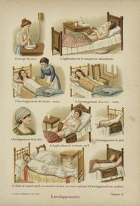 Kötszerek, pakolások és borogatások (színes litho) alkotó: German School