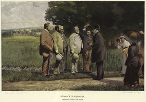 Bismarck Kissingenben alkotó: German School