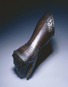 Fekete-fehér könyökkesztyű jobb kézhez, 1570 körül alkotó: German School