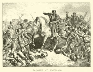 Blucher Waterlooban alkotó: German School