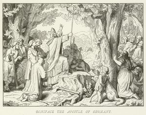 Boniface the Apostle of Germany  alkotó: German School