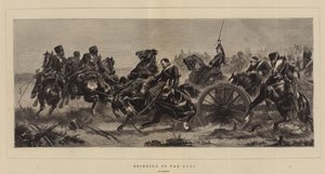 Die Kanonen heranbringen