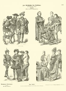 Burgund viseletek, 15. század közepe alkotó: German School