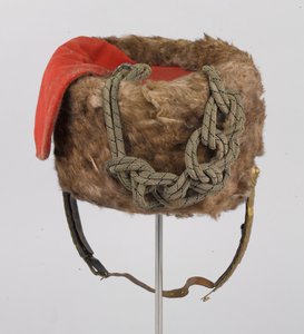 Busby, HRH Connaught hercege, 3. Zieten huszárok, német hadsereg, 1914 előtt. (buszos) alkotó: German School