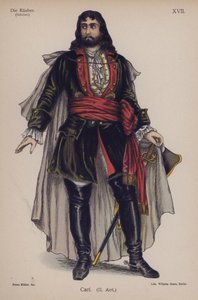 Carl, a Die Rauberből (A rablók), Friedrich Schiller (színes litó) alkotó: German School