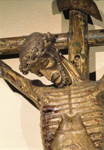 Krisztus a kereszten, Le Devot Christ néven, 1307 (fa) (részlet)