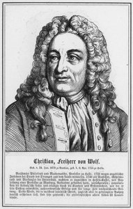 Christian, Freiherr von Wolf (metszet) alkotó: German School