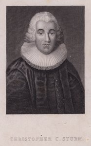 Christopher Christian Sturm, német teológus (metszet) alkotó: German School