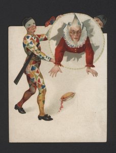 Bohócok (chromolitho) alkotó: German School
