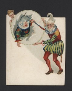 Bohócok (chromolitho) alkotó: German School