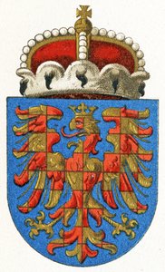 Morvaország címere, 1898 körül alkotó: German School