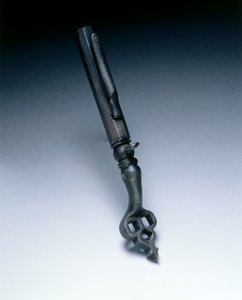 Kombinált kerékkulcs és pormérő, 1625-50 körül (acél) alkotó: German School