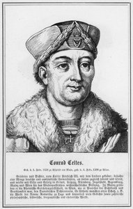 Conrad Celtes (metszet) alkotó: German School