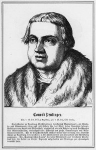 Conrad Peutinger (metszet) alkotó: German School
