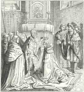 Frigyes római császár koronázása III alkotó: German School