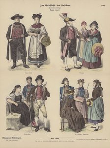 Badeni jelmezek, Németország alkotó: German School