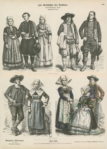 Bretagne jelmezei, 19. század vége alkotó: German School