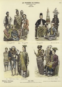 Indonézia jelmezei, 1880 alkotó: German School