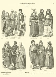 Az oszmán-török Európa viselete, 19. század vége alkotó: German School