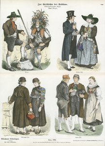 Tirol jelmezei, 19. század alkotó: German School