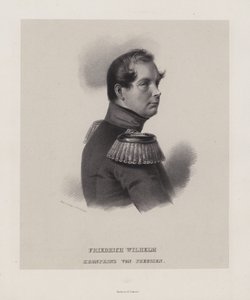 Frigyes Vilmos porosz koronaherceg (litho) alkotó: German School