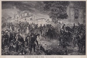 Frigyes porosz koronaherceg a worth-i csatában, Franciaország, francia-porosz háború alkotó: German School