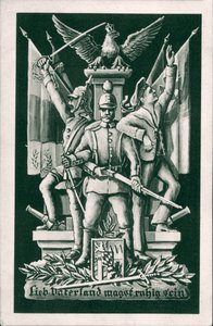 Kedves hazánk, légy békés (litho) alkotó: German School