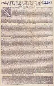A Nonesuch palota leírása, angolok, megjelenésük és szokásaik, az angliai halárusítás módja és a tanoncképzés rendszerének leírása, 1598 (nyomtatott papír) (lásd még 3 alkotó: German School