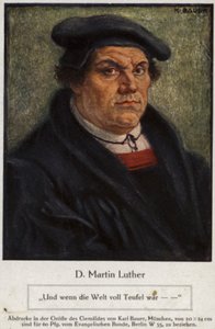 Dr. Luther Márton alkotó: German School