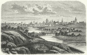 Dublin a 17. században (metszet) alkotó: German School