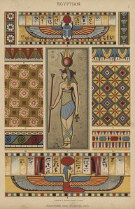 Egyiptomi, festészet és plasztikai művészet (színes litó) alkotó: German School